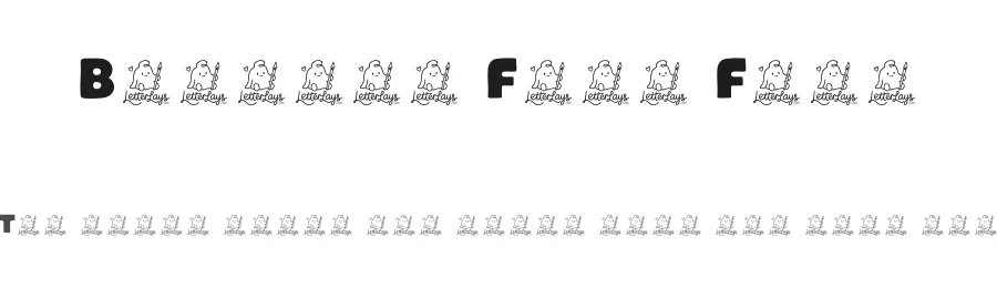 Blobbie Free Font by Letterlays — Display Font