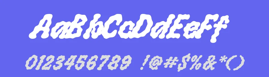 Blobbies Display Font by Blankids — Display Font — thumbnail 3