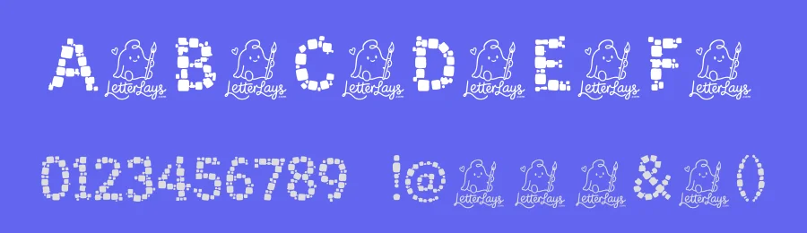 Bloblox Free Font by Letterlays — Display Font — thumbnail 3