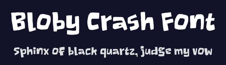 Bloby Crash Font by zeenesia studio — Script Handwritten Font — thumbnail 2