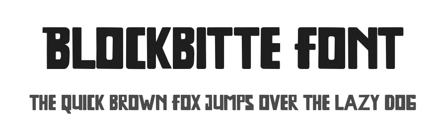 Blockbitte Font by Creatifontstudios — Decorative Font