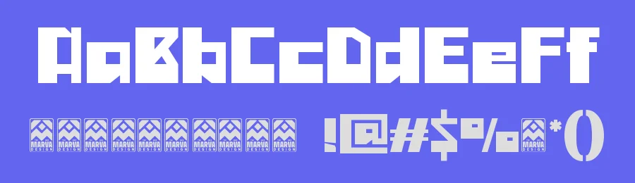 Blockhide – A Modern Techno Font by Marvadesign — Display Font — thumbnail 3
