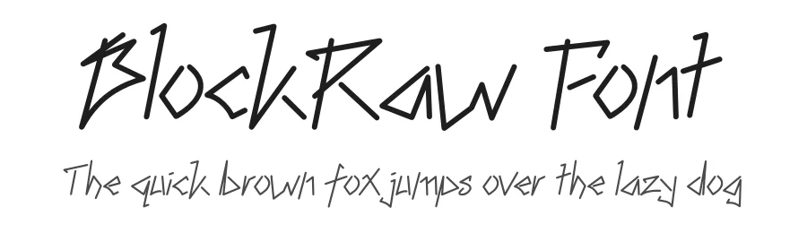 BlockRaw Font by ArtiXLabs — Display Font