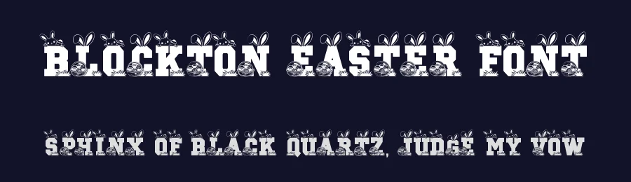 Blockton Easter Font by Dm Studio — Display Font — thumbnail 2