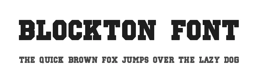 Blockton Font by Dmletter studio — Display Font