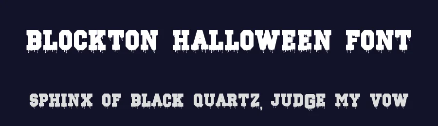 Blockton Halloween Font by Dm Studio — Display Font — thumbnail 2