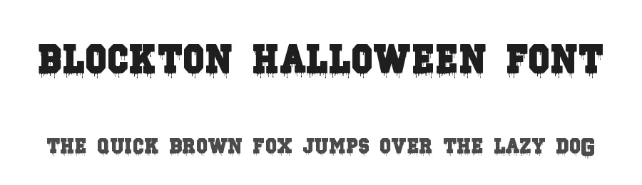 Blockton Halloween Font by Dm Studio — Display Font