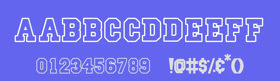 Blockton Outline Font by Dm Studio — Display Font — thumbnail 3