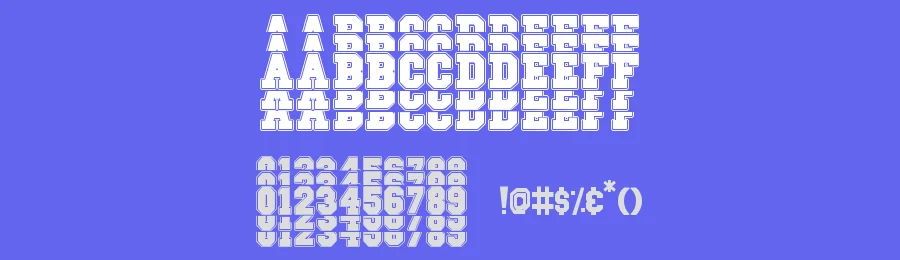 Blockton Stacked Font by Dm Studio — Display Font — thumbnail 3