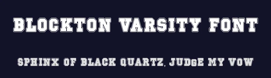 Blockton Varsity Font by Dm Letter Studio — Display Font — thumbnail 2