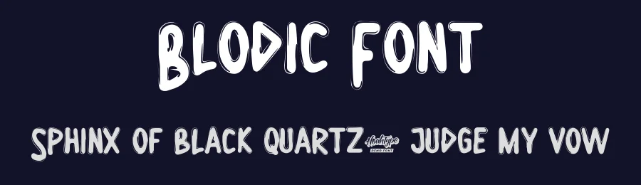 Blodic Font by noahtype — Blackletter Font — thumbnail 2