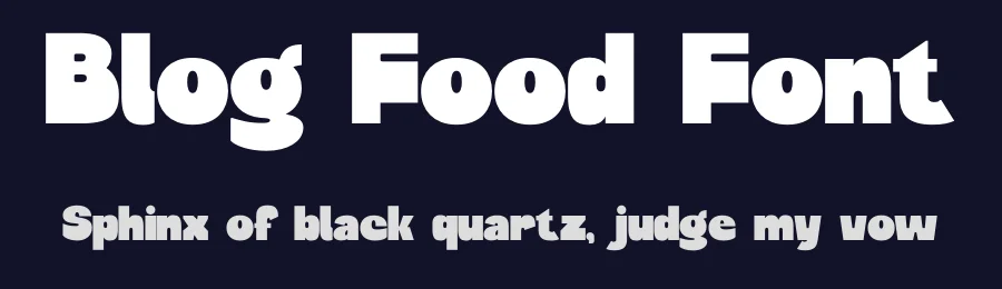 Blog Food Font by Nirmana Visual — Display Font — thumbnail 2