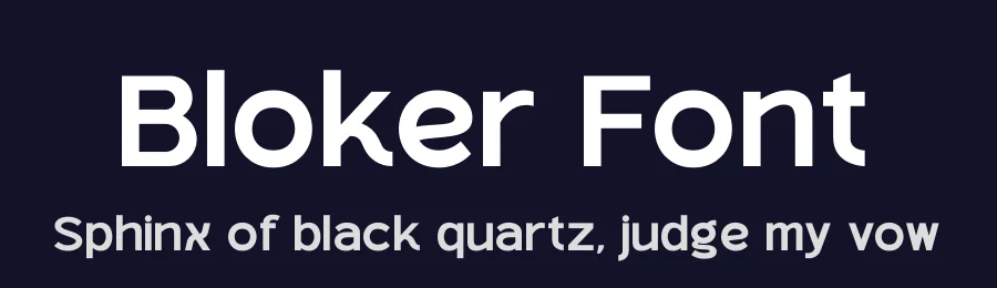 Bloker Font by timelesstype.co — Display Font — thumbnail 2