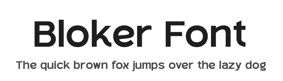 Bloker Font by timelesstype.co — Display Font