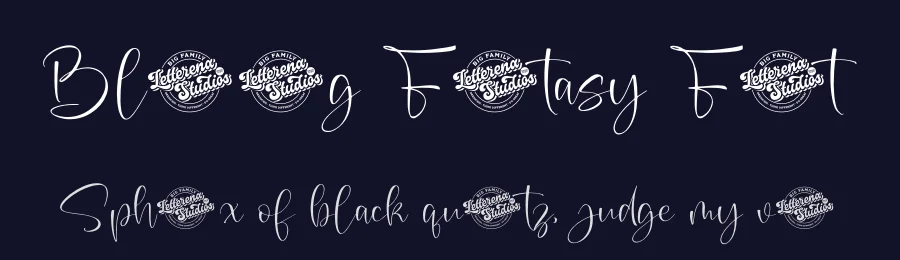 Bloming Fantasy Font by letterenastudios — Script Handwritten Font — thumbnail 2