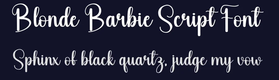 Blonde Barbie Script Font by andikastudio — Script Handwritten Font — thumbnail 2