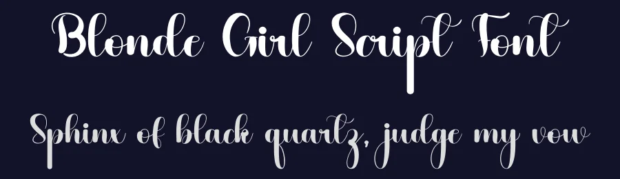 Blonde Girl Script Font by inermediaSTUDIO — Script Handwritten Font — thumbnail 2