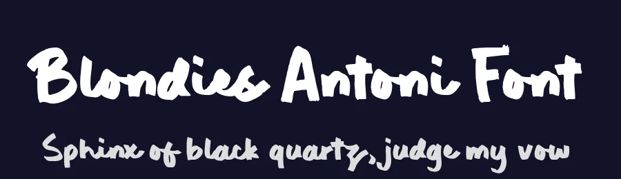 Blondies Antoni Font by Timur type — Script Handwritten Font — thumbnail 2