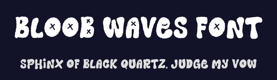 Bloob Waves Font by Aksapix_Type — Display Font — thumbnail 2