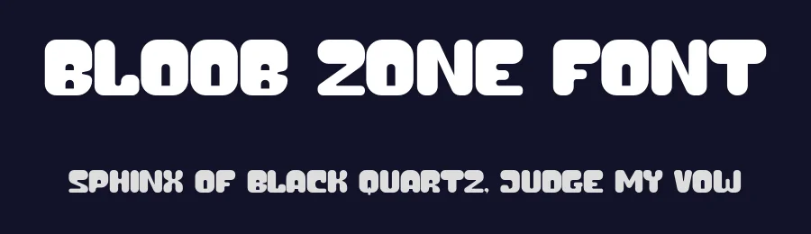 Bloob Zone Font by Aksapix_Type — Display Font — thumbnail 2
