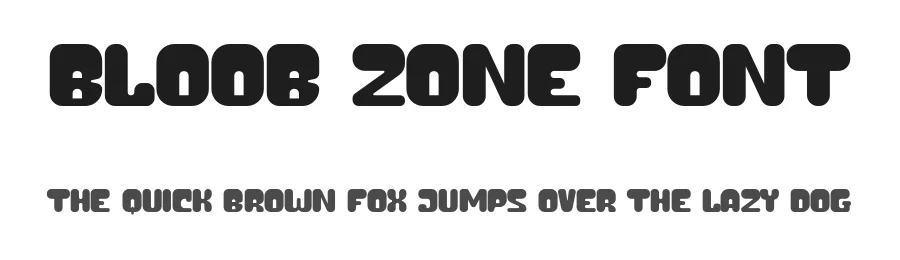 Bloob Zone Font by Aksapix_Type — Display Font