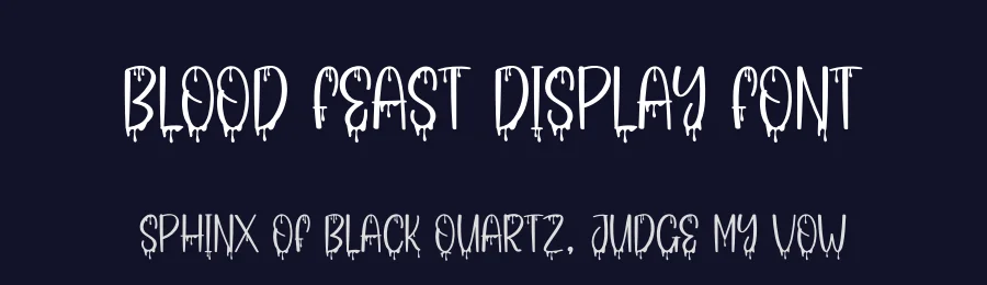 Blood Feast Display Font by andikastudio — Display Font — thumbnail 2