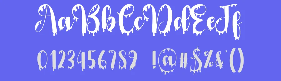 Blood Spots Script Font by creativeletter — Script Handwritten Font — thumbnail 3