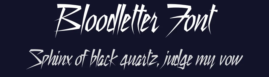 Bloodletter Font by HipFonts — Display Font — thumbnail 2