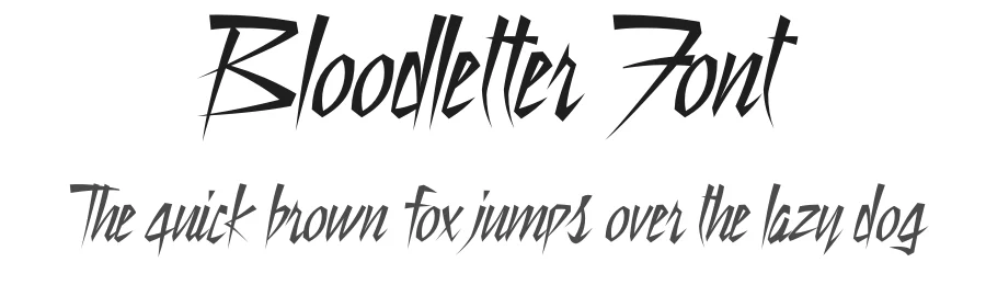 Bloodletter Font by HipFonts — Display Font