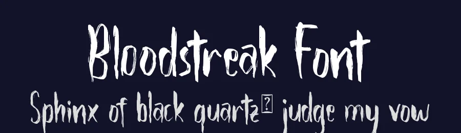 Bloodstreak Font by Nox Studio — Display Font — thumbnail 2