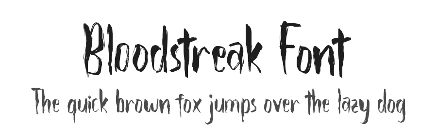 Bloodstreak Font by Nox Studio — Display Font