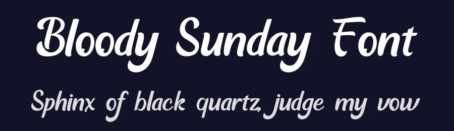 Bloody Sunday Font by UICreative — Script Handwritten Font — thumbnail 2