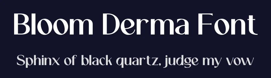 Bloom Derma Font by Funtype — Serif Font — thumbnail 2