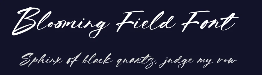 Blooming Field Font by Imaginatype — Script Handwritten Font — thumbnail 2
