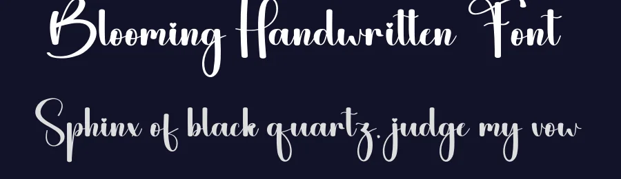 Blooming Handwritten Font by andikastudio — Script Handwritten Font — thumbnail 2