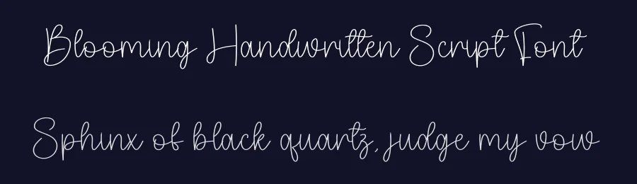 Blooming Handwritten Script Font by andikastudio — Script Handwritten Font — thumbnail 2