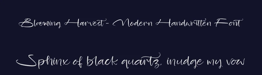 Blooming Harvest – Modern Handwritten Font by stylishtype.co — Script Handwritten Font — thumbnail 2