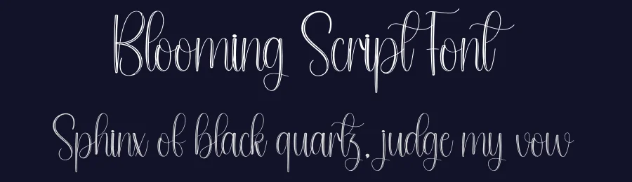 Blooming Script Font by andikastudio — Script Handwritten Font — thumbnail 2