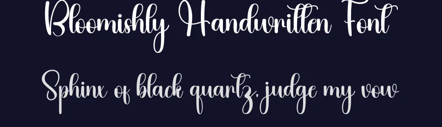 Bloomishly Handwritten Font by inermediaSTUDIO — Script Handwritten Font — thumbnail 2