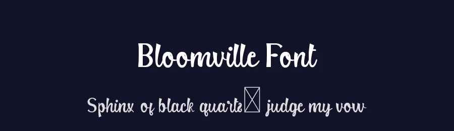 Bloomville Font by edricstudio — Script Handwritten Font — thumbnail 2