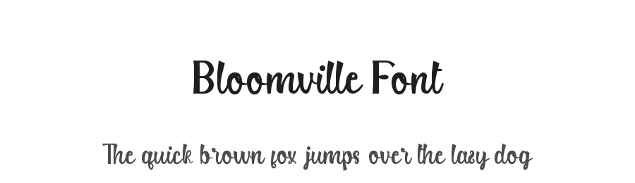 Bloomville Font by edricstudio — Script Handwritten Font