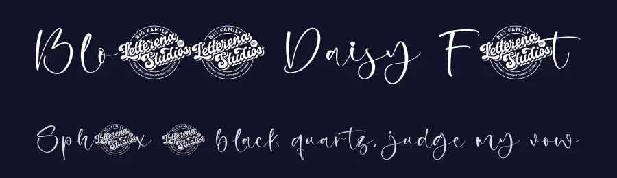 Blossom Daisy Font by letterenastudios — Script Handwritten Font — thumbnail 2