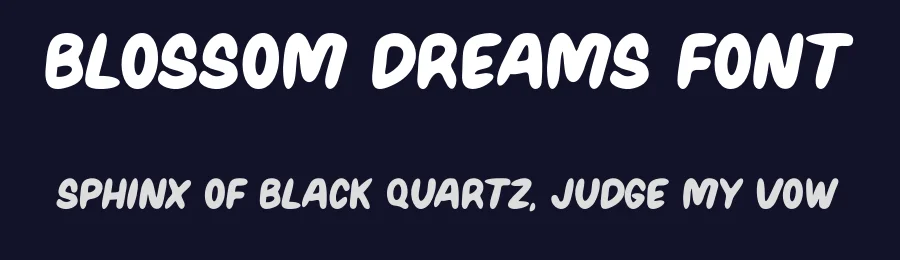 Blossom Dreams Font by Pian45 — Display Font — thumbnail 2