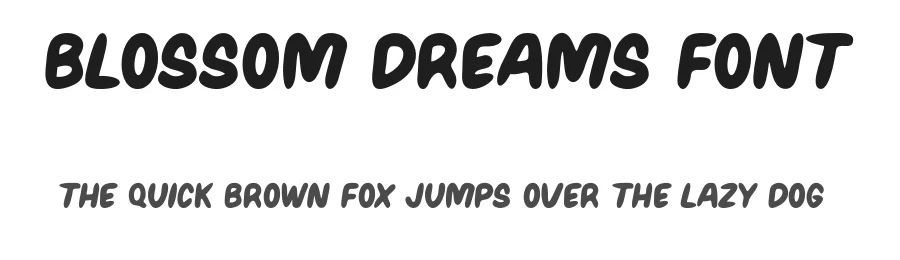 Blossom Dreams Font by Pian45 — Display Font