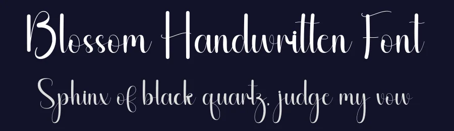 Blossom Handwritten Font by andikastudio — Script Handwritten Font — thumbnail 2