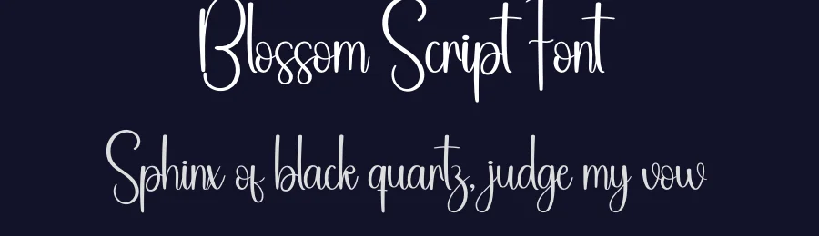 Blossom Script Font by andikastudio — Script Handwritten Font — thumbnail 2
