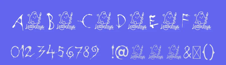 Blotchy Free Font by Letterlays — Display Font — thumbnail 3