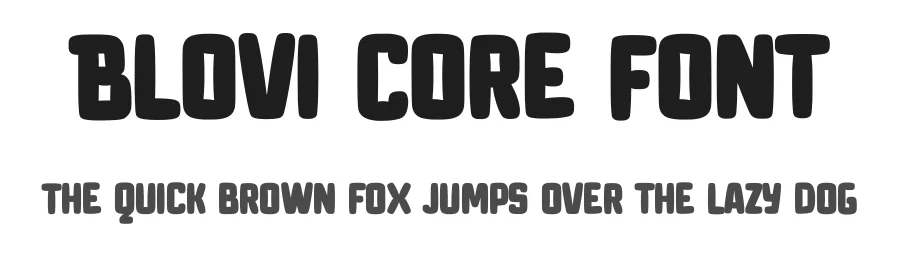 Blovi Core Font by Lettermine — Sans Serif Font