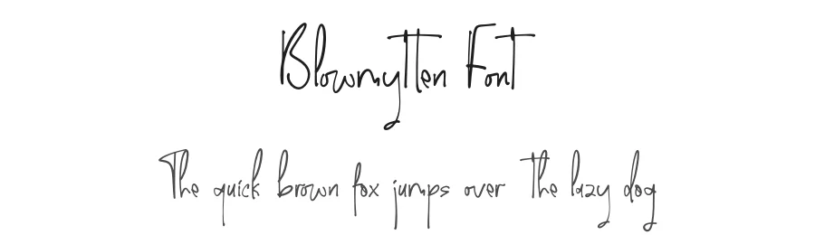 Blowmytten Font by letterfabric — Script Handwritten Font