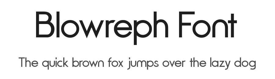 Blowreph Font by zamjumps-studio — Sans Serif Font